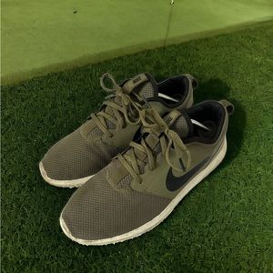 Nike Roshe G Spikeless Golf Shoes Mens Size 12 Military Green